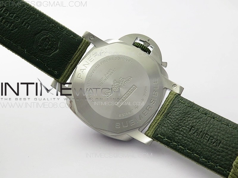 PAM1287 Y VSF 1:1 Best Edition Green Dial on Green Leather Strap P.900 Super Clone